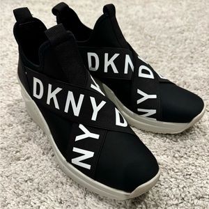 DKNY Women’s Wedge Sneakers - Size 7 | Excellent Condition!